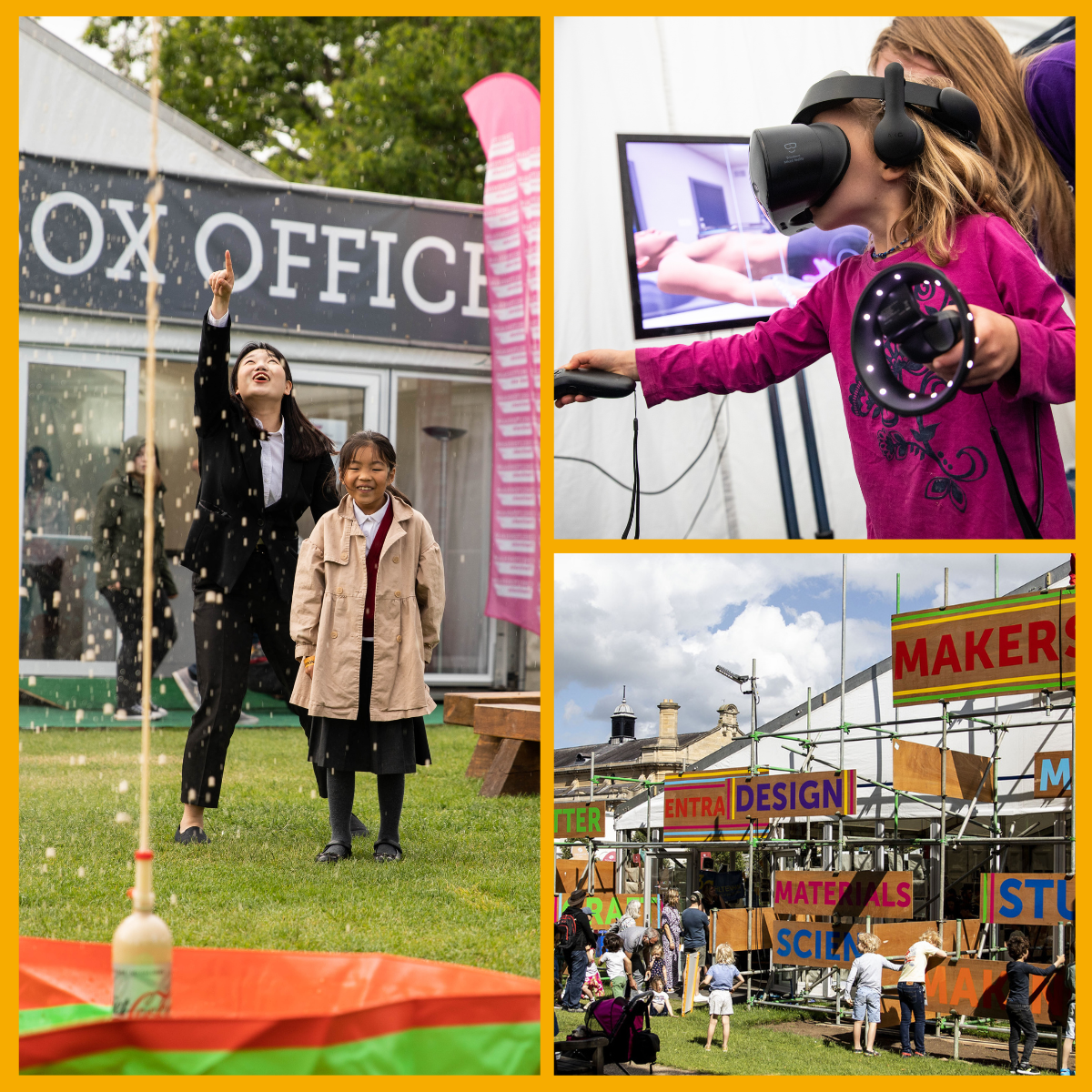 Collage of Cheltenham Science Festival previous events
