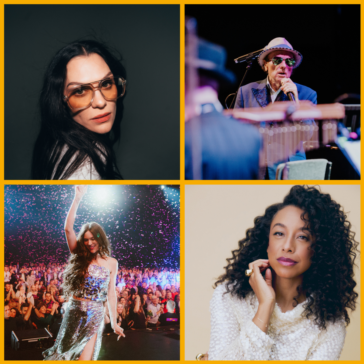 Collage features Jessie J, Waterfront, Joss Stone, Corinne Bailey Rae