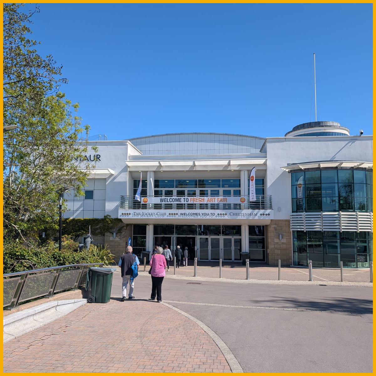 Cheltenham Racecourse exterior in Cheltenham
