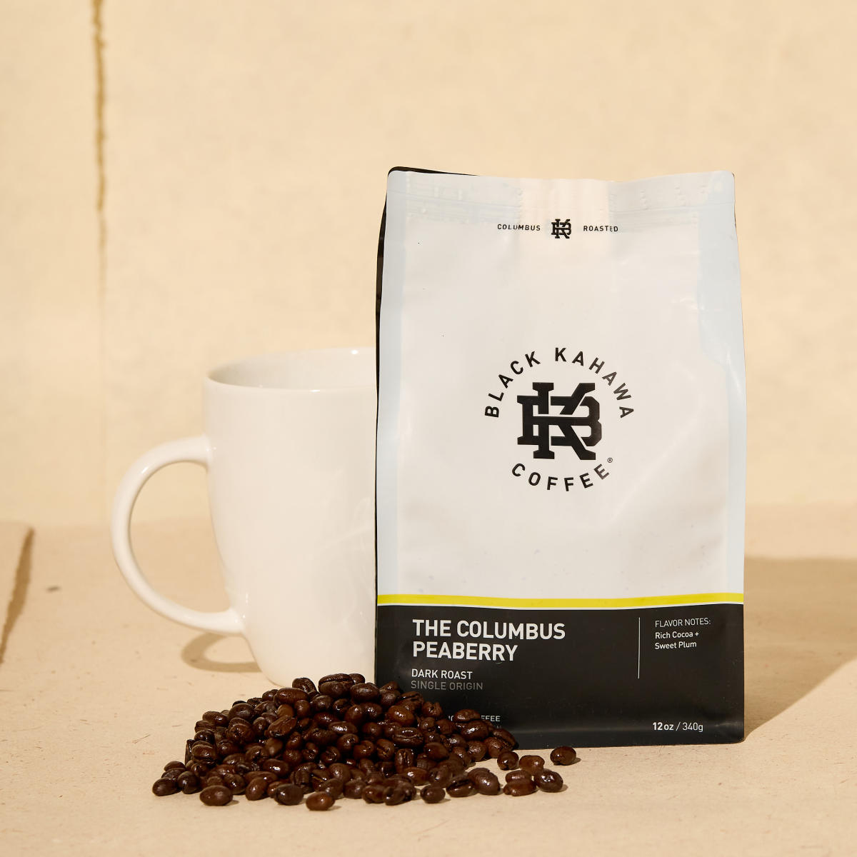 Bag of coffee beans form Black Kahawa Coffee