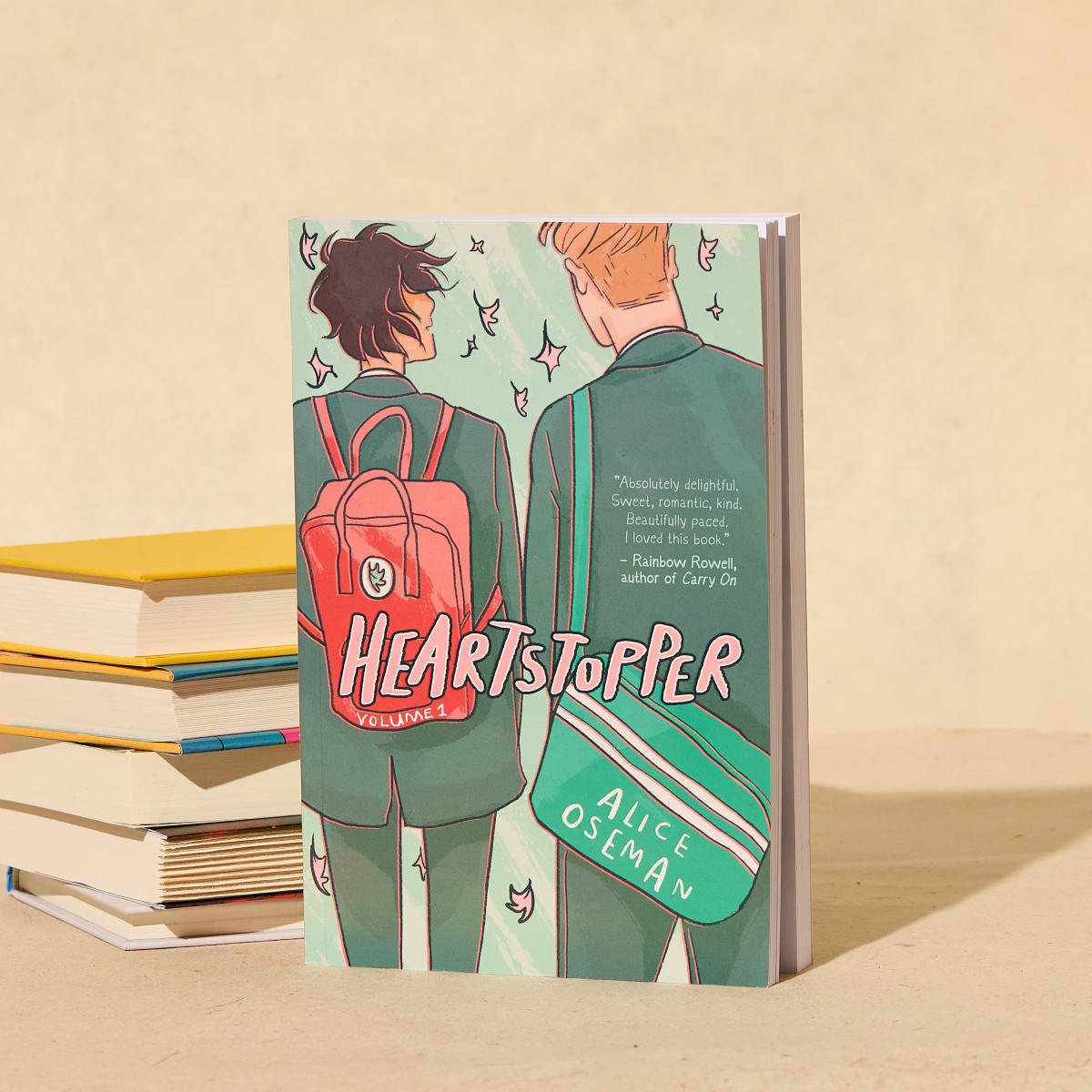 "Heartstopper" paperback book by Alice Oseman