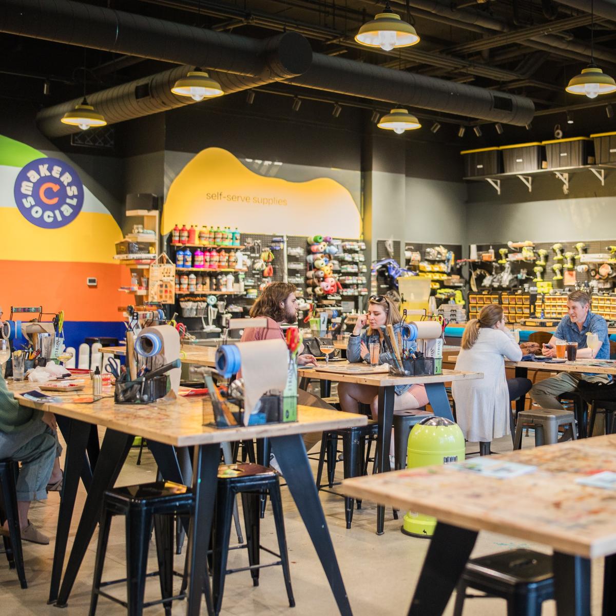 Interior of Makers Social