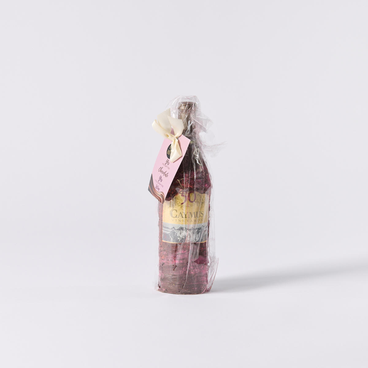 Chocolate covered wine bottle from Bliss in a Bottle