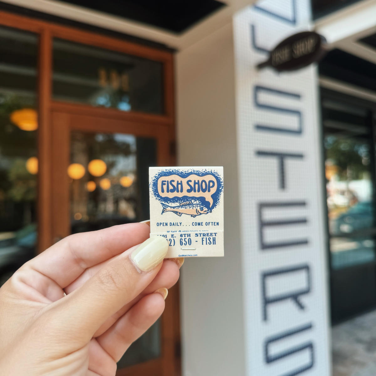 Fish Shop Matchbooks