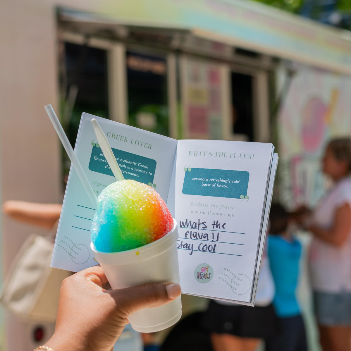 What's The Flava! Food Truck Klyde Warren Park Passport
