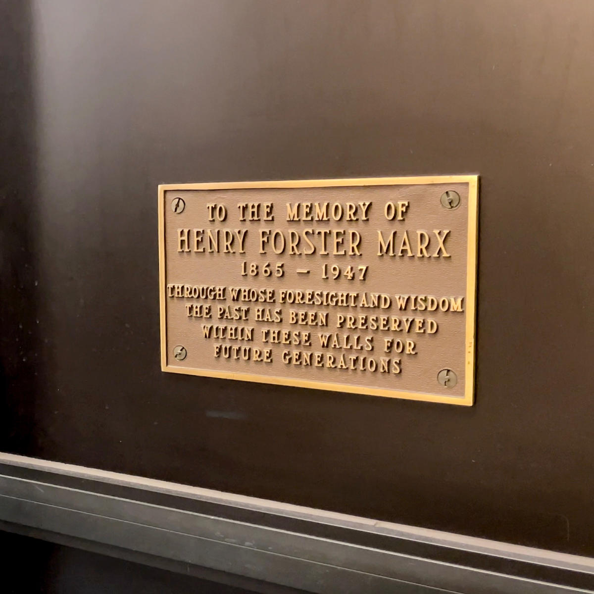 Marx Room inside the Easton Public Library