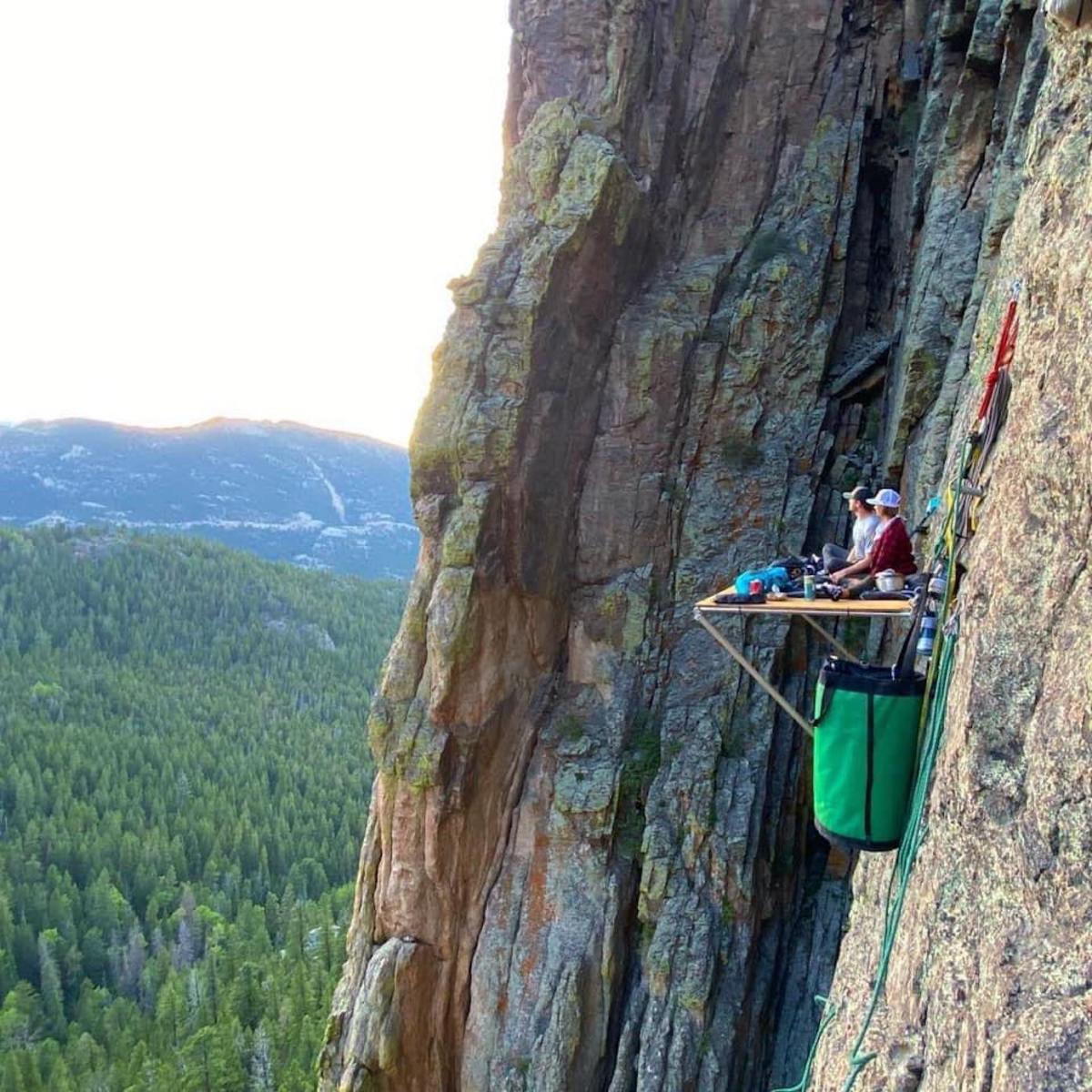 cliff camping