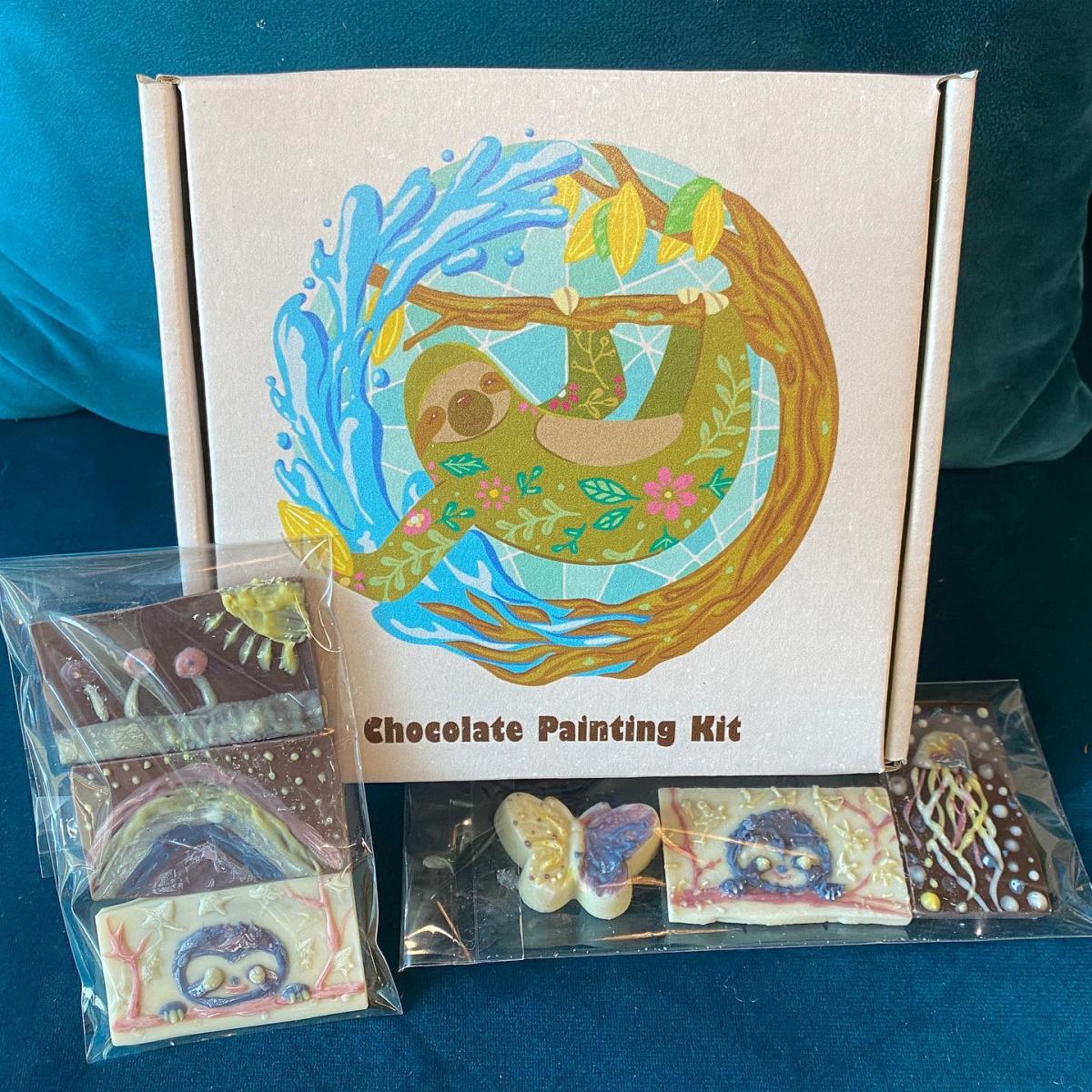 Chocolate Painting Kit from River-Sea Chocolates