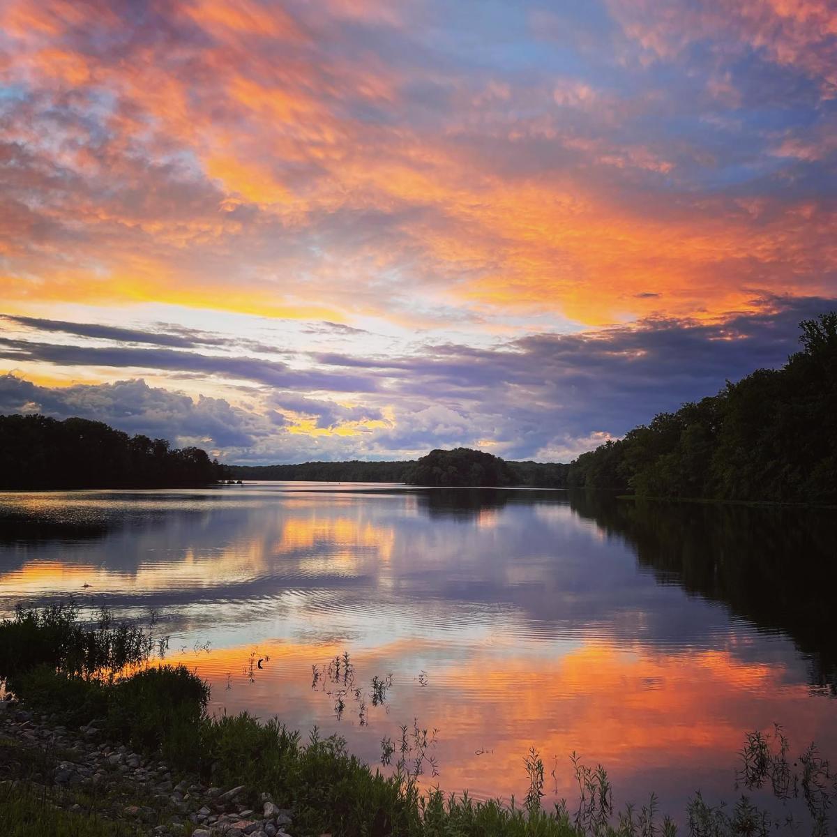 Burke Lake Park - Sunset - @cricketbelle1