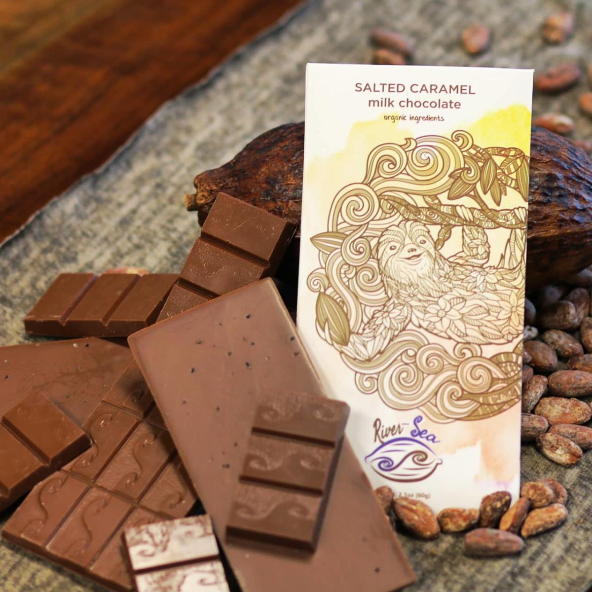 River-Sea Chocolates - Salted Caramel Milk Chocolate