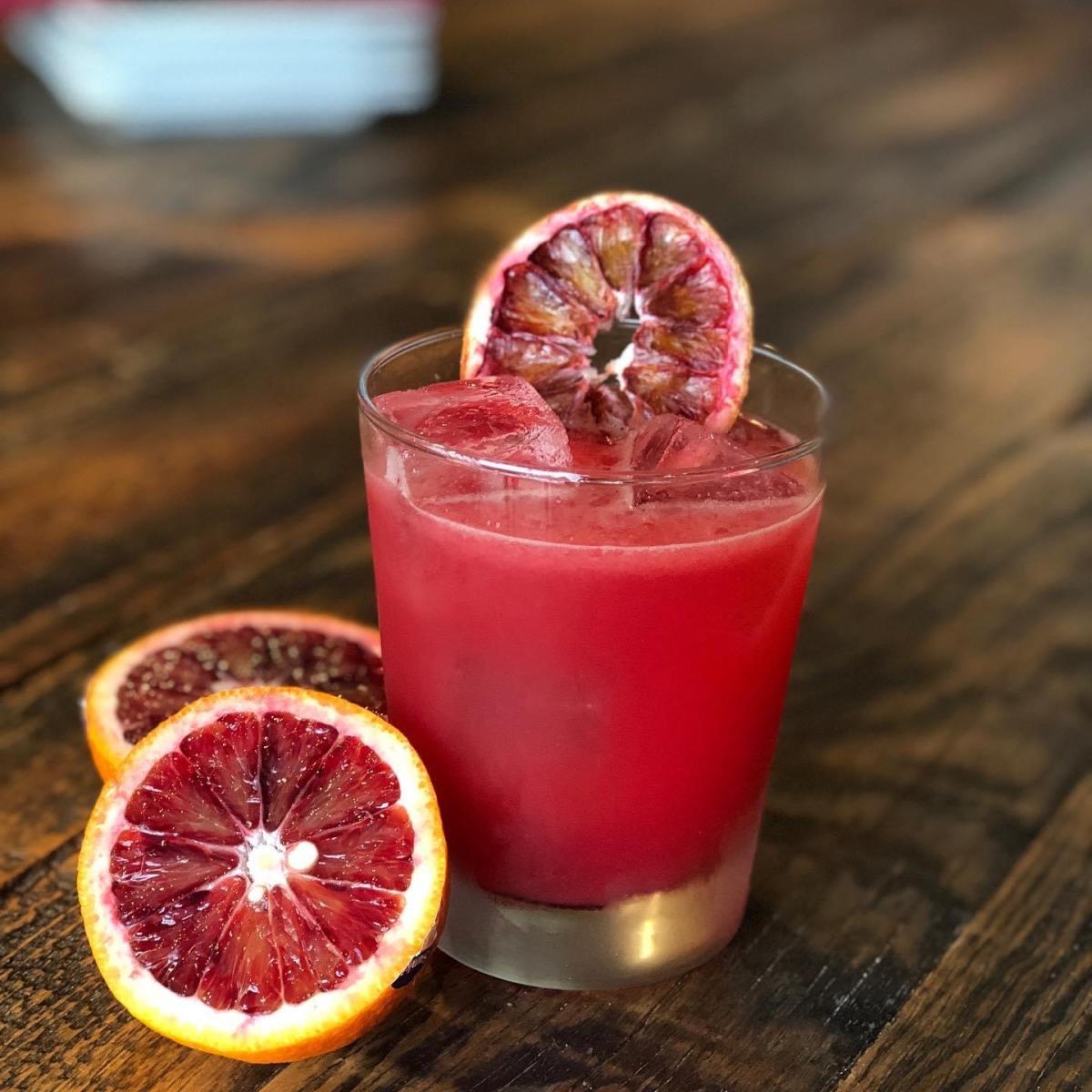 Blood Orange Cocktail at Copper Spoon