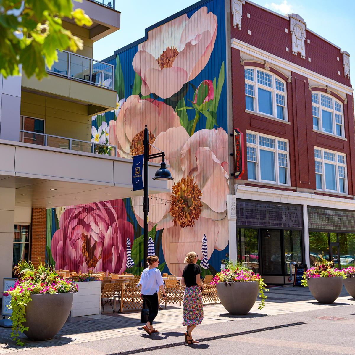 A summer afternoon on The Landing in Fort Wayne