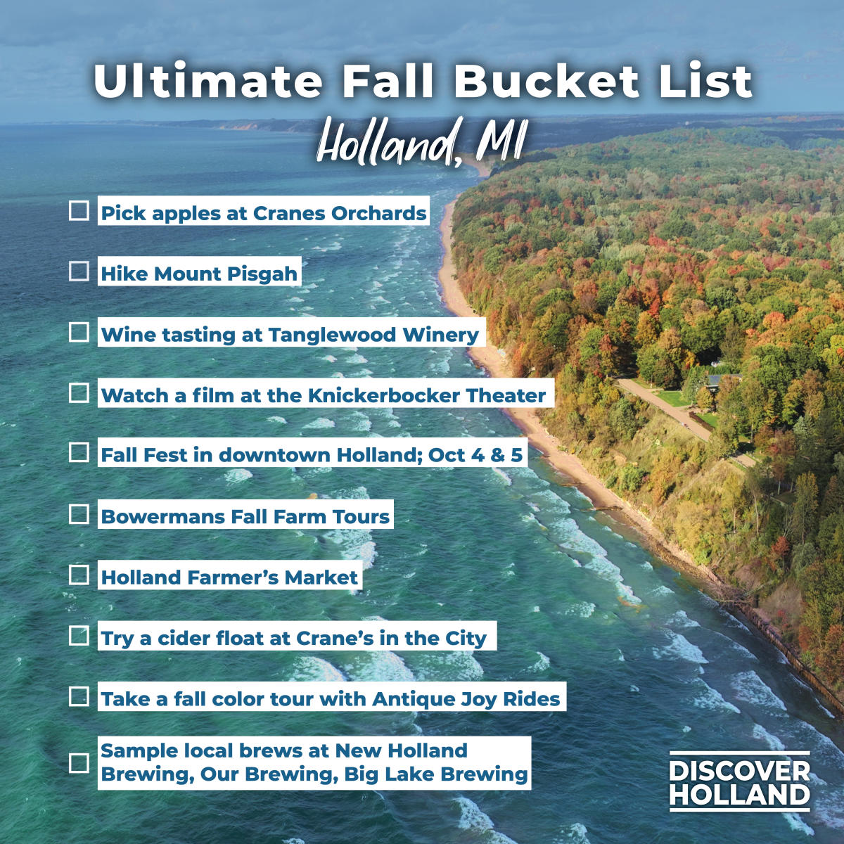 Fall Bucket List 2024
