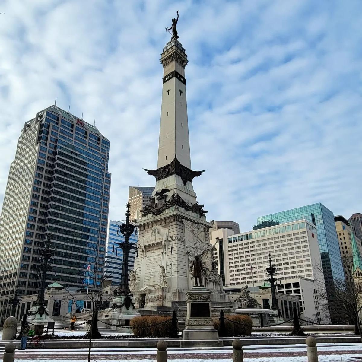 Monument in Monument Circle