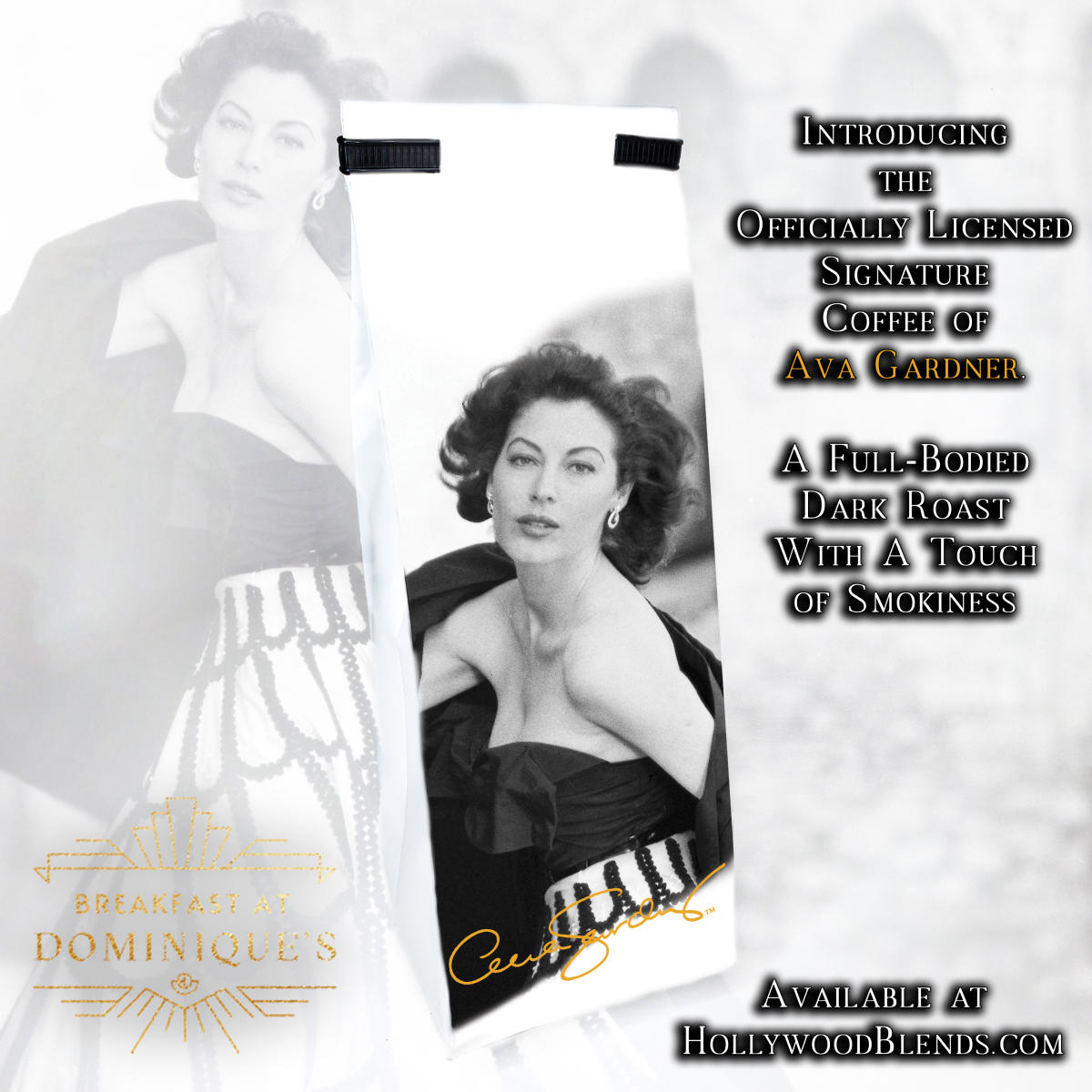 Graphic with Bag Ava Gardner Signature Coffee