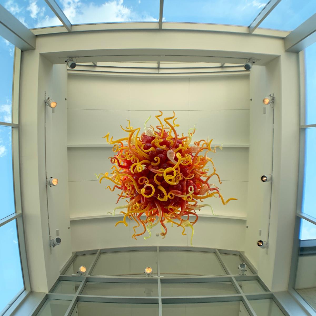 Chihuly sculpture at Kalamazoo Institute of Arts