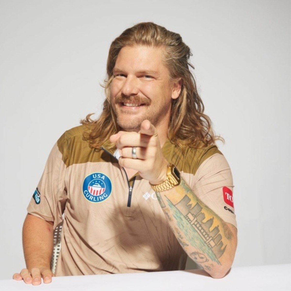 Headshot of Matt Hamilton, U.S. Olympic curler