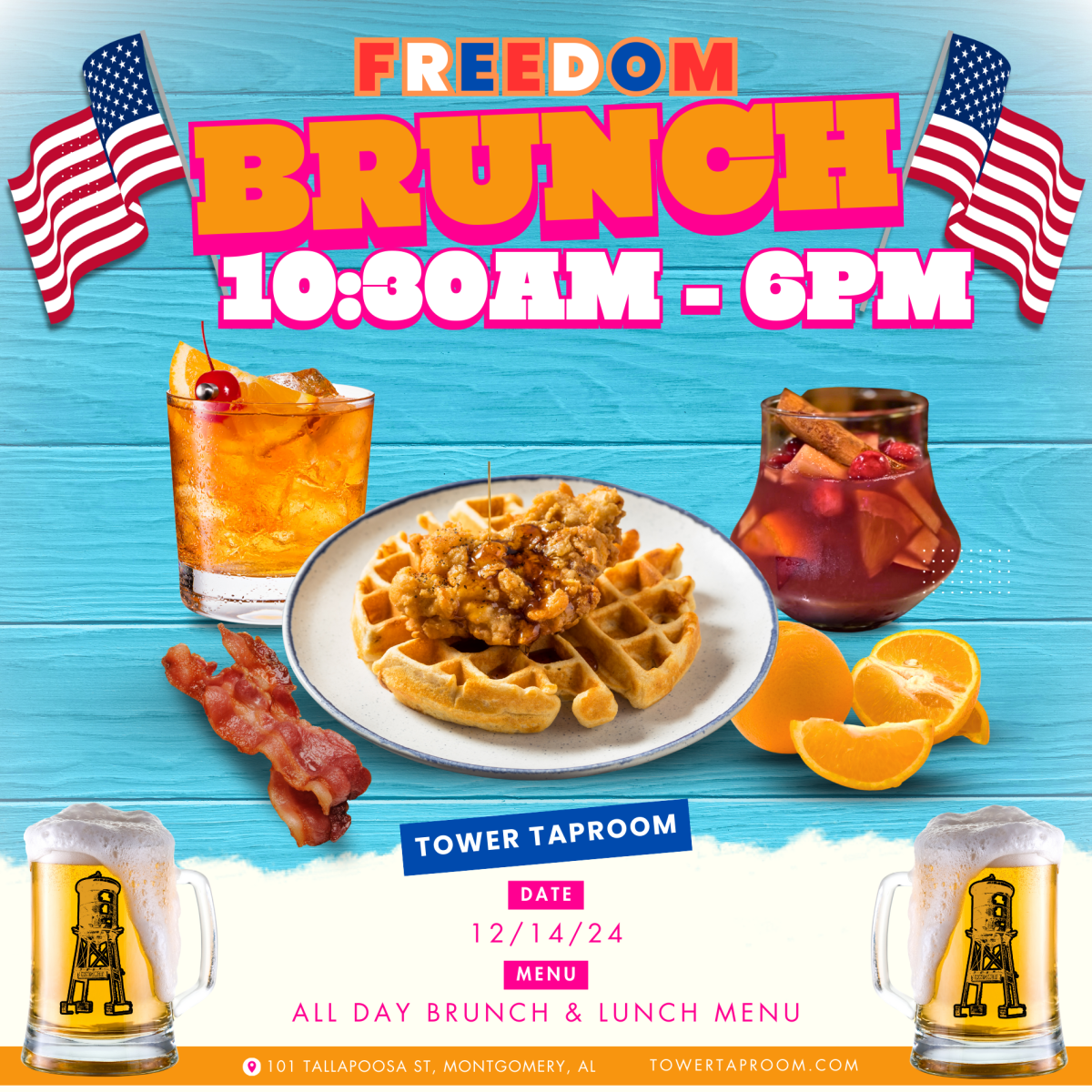 Freedom Brunch at Tower Taproom