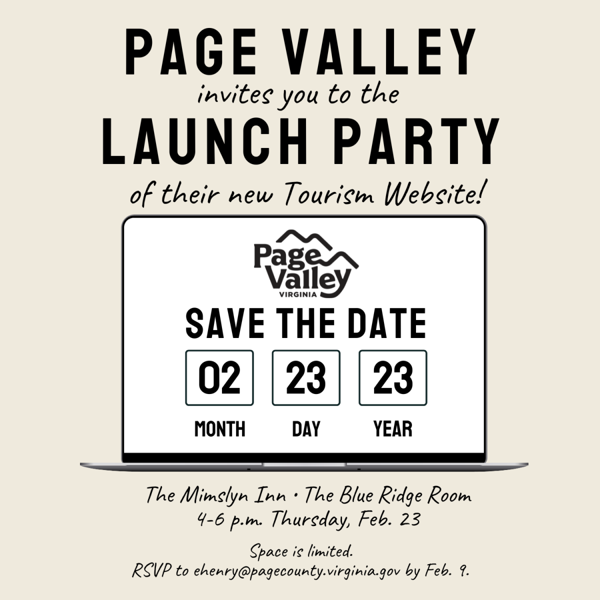 Page Valley Launch Party