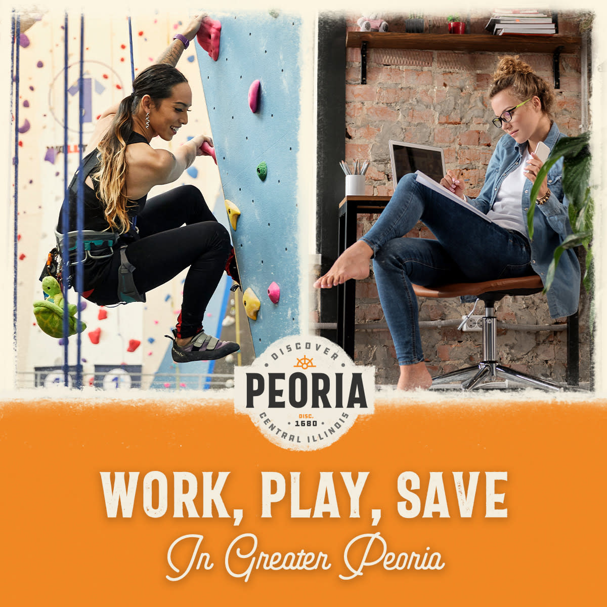 Work, Play, Save in Greater Peoria