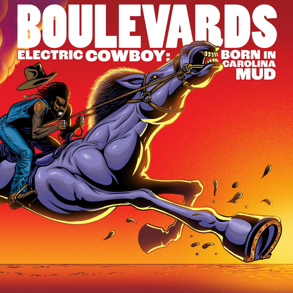 Boulevards Electric Cowboy album cover
