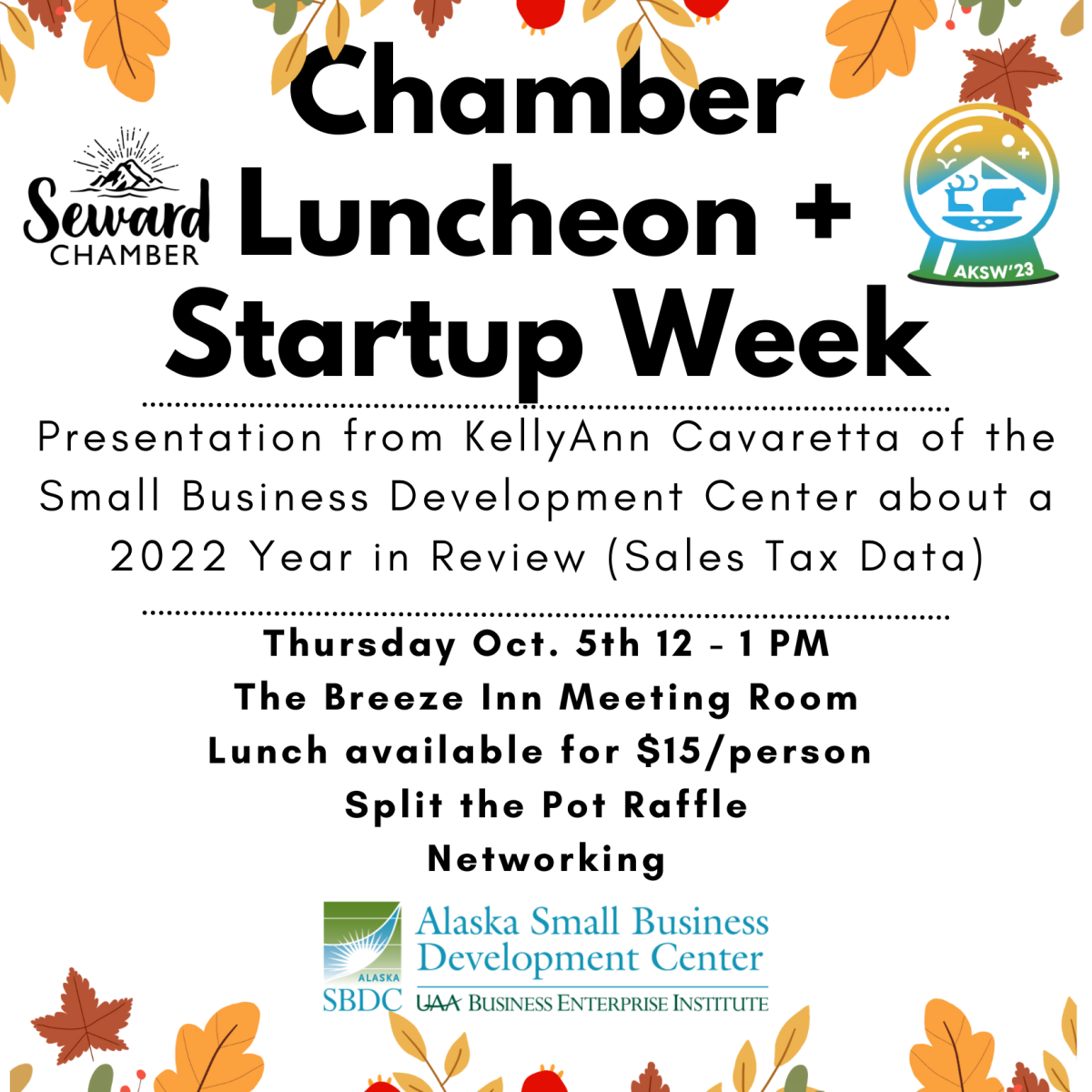 chamber luncheon startup week 2023