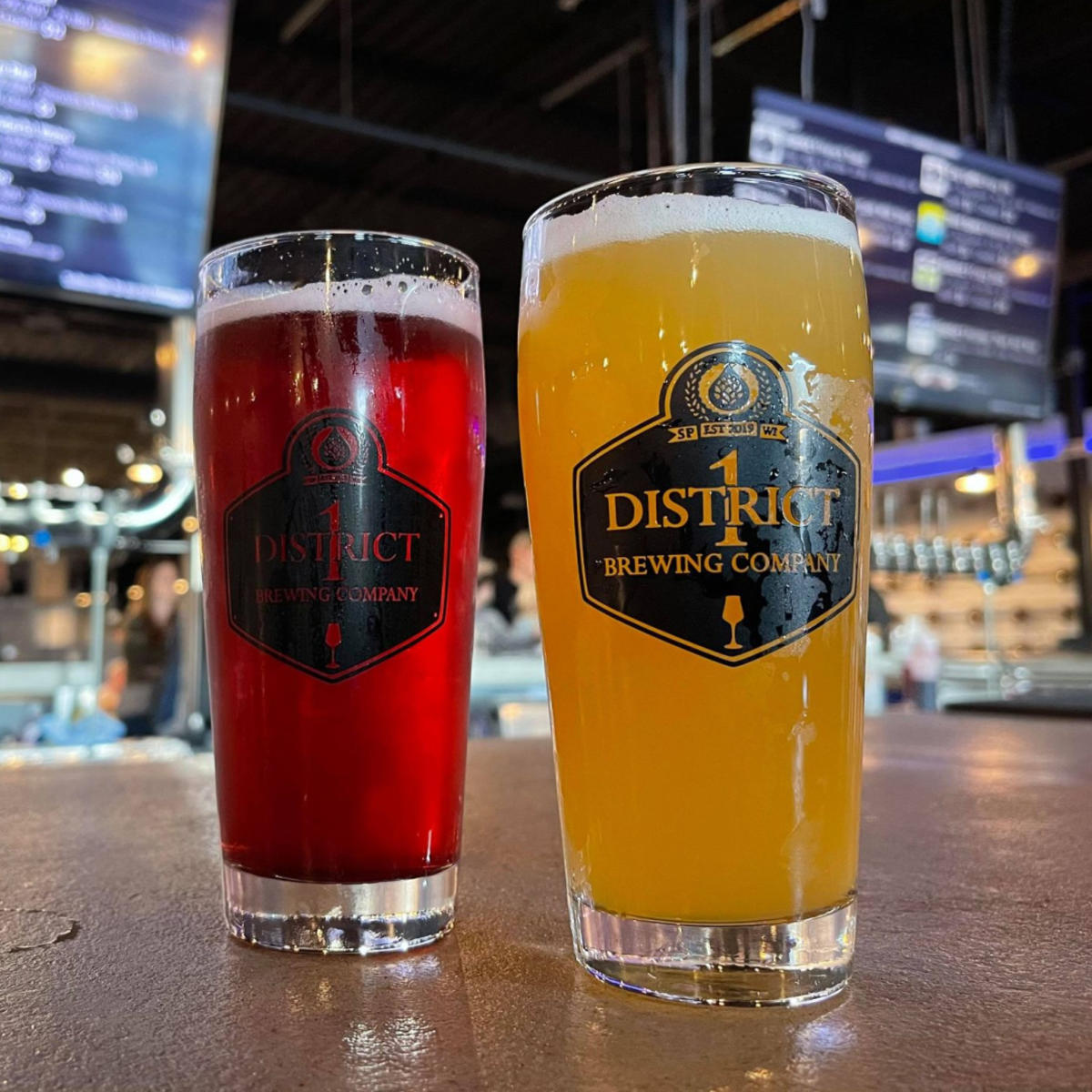 Dig into local flavor on tap, with a stop at District 1 Brewing in the Stevens Point Area.