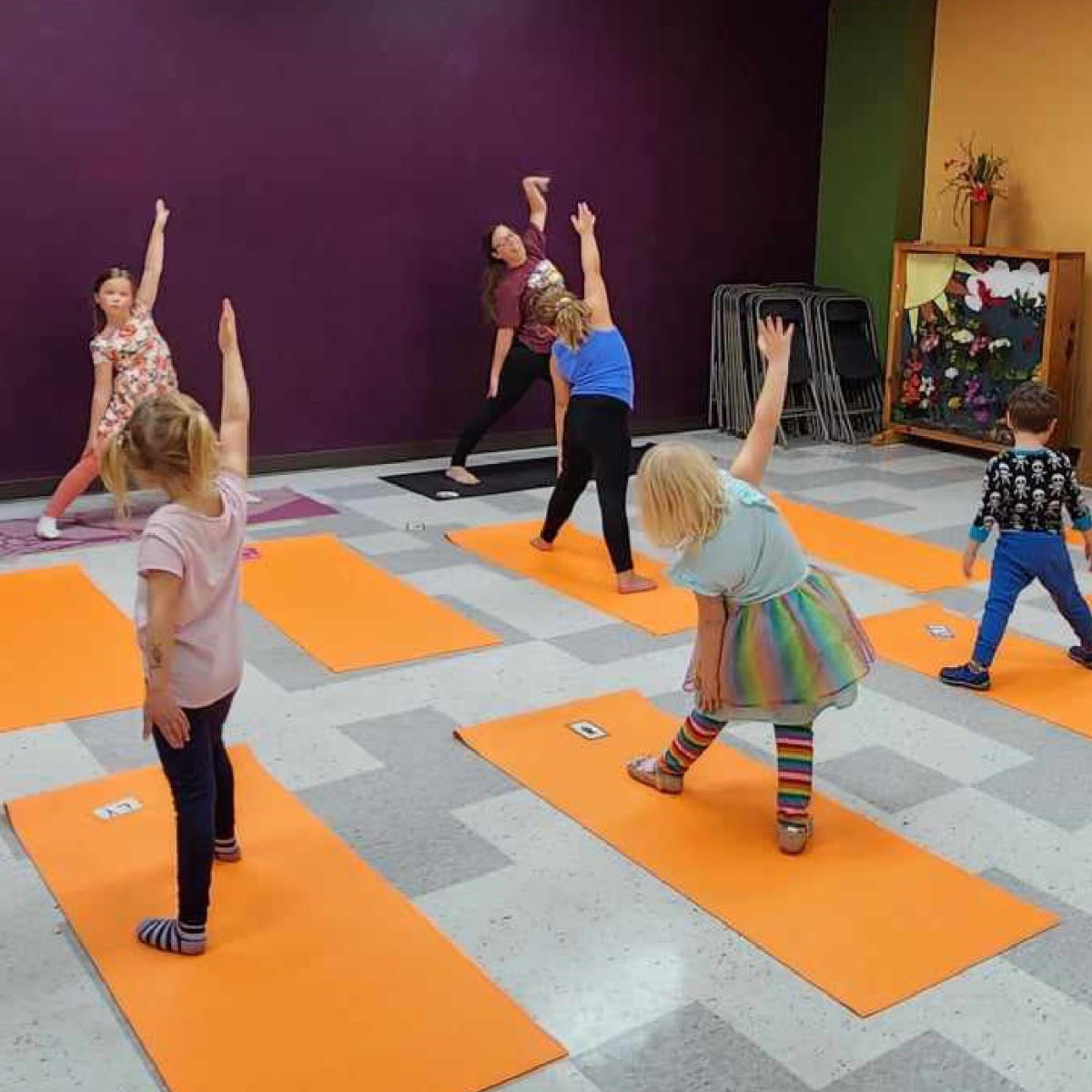 Square Kids Yoga at CWCM