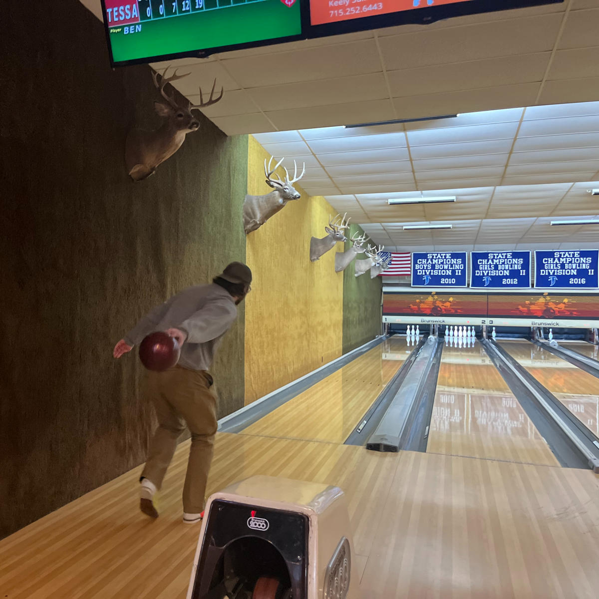 Bowling at Whitetail Lanes
