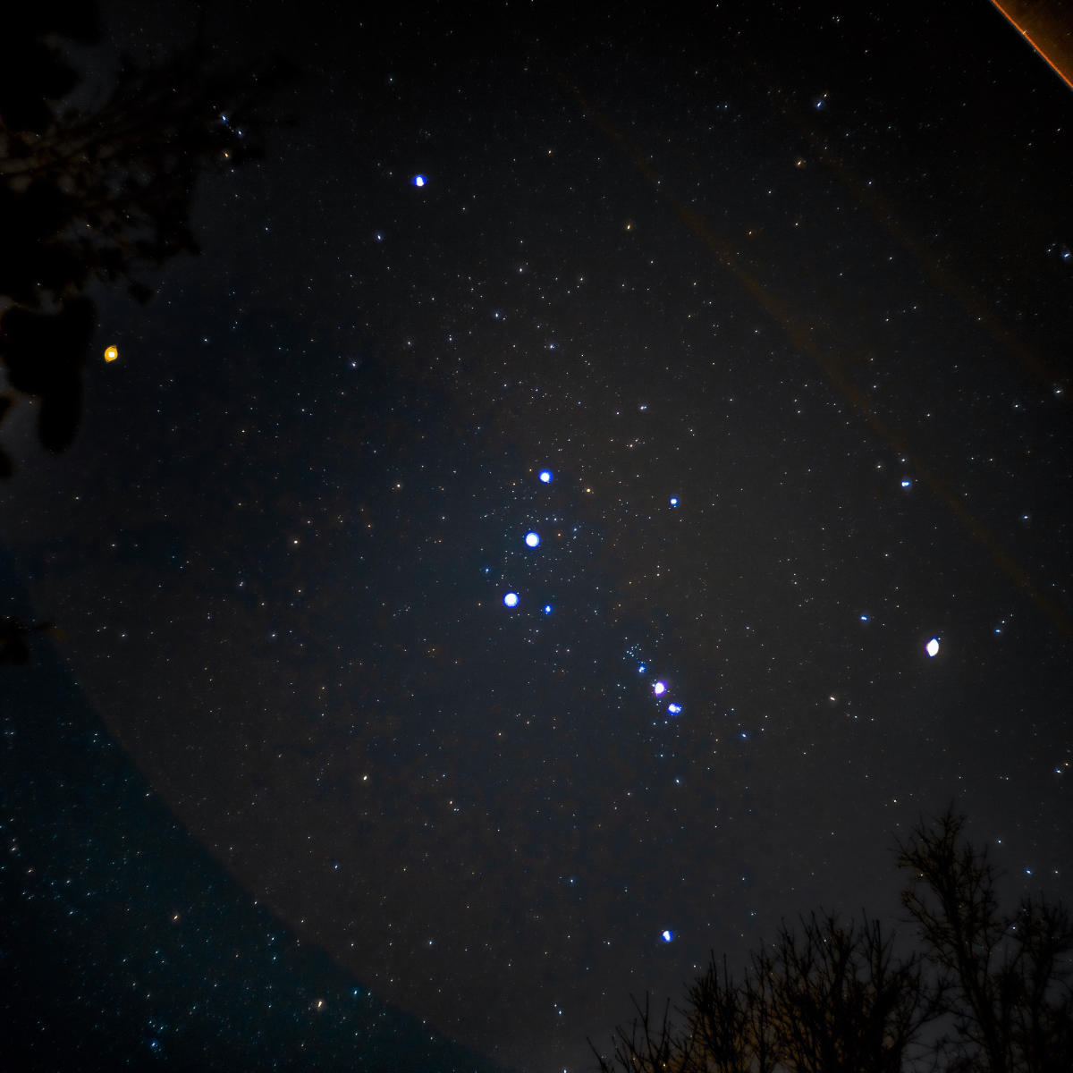 Orion constellation photo by Derek Wohltmann