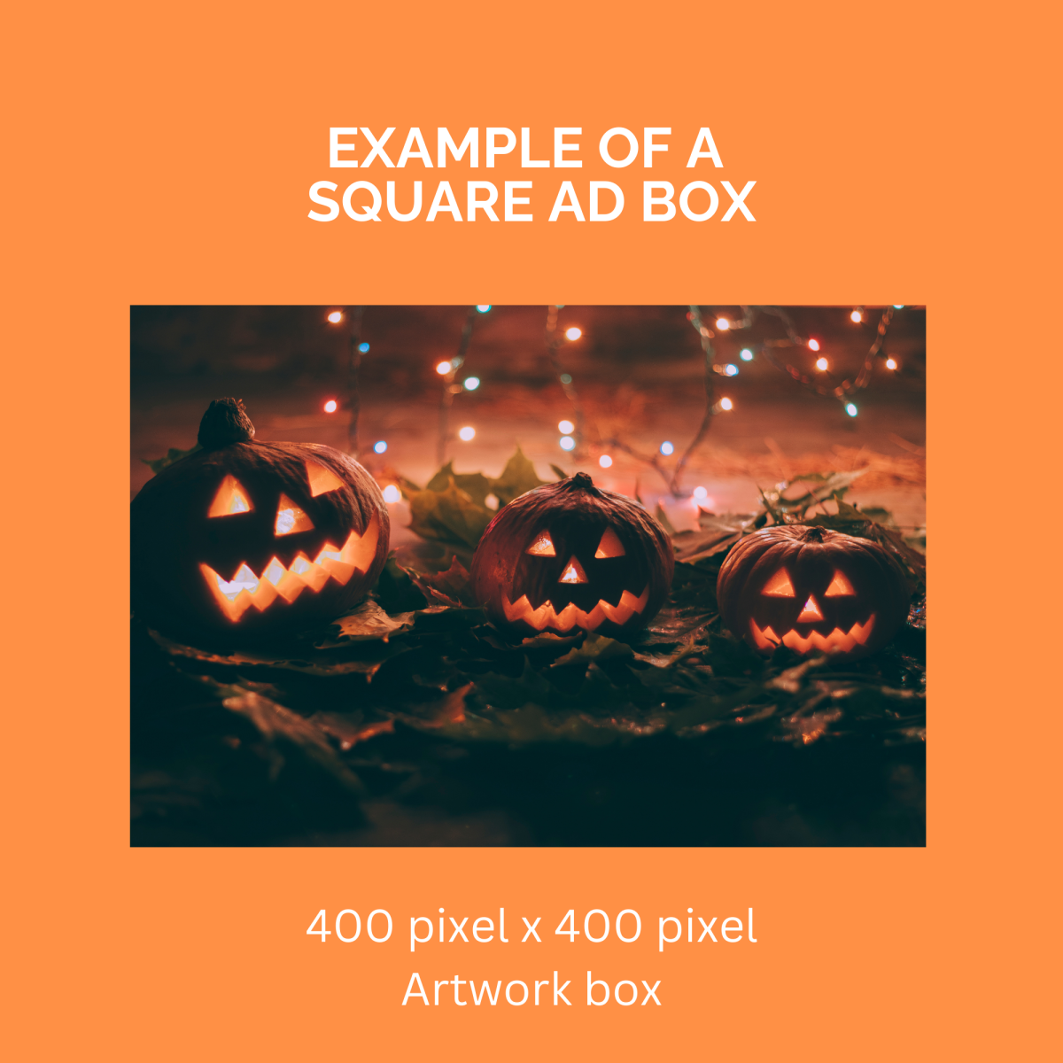 Example of a Square Ad Box