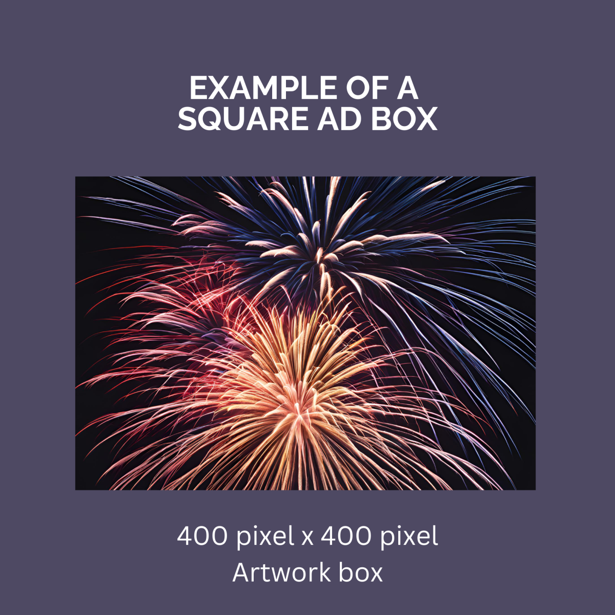 Example of Square Ad Box