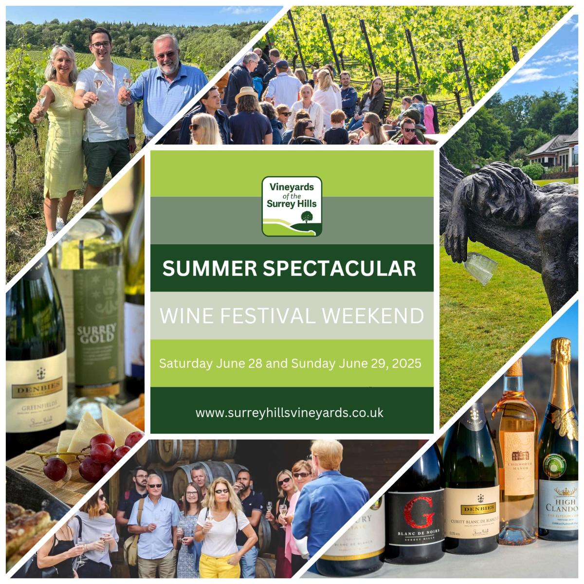 Vineyards of the Surrey Hills Summer Spectacular wine festival weekend