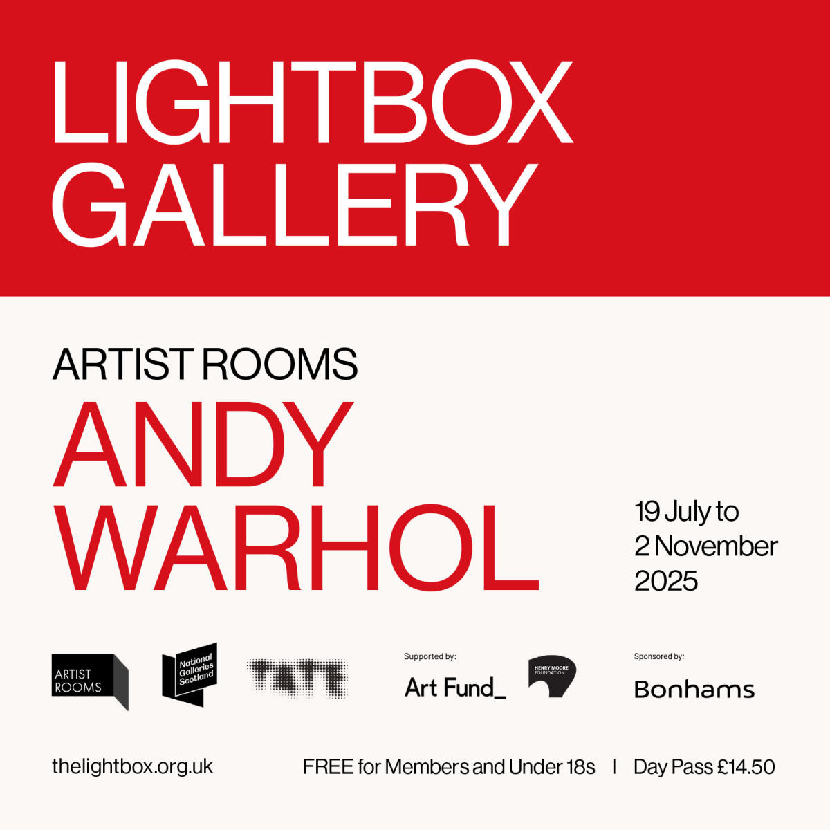 The Lightbox Gallery Andy Warhol