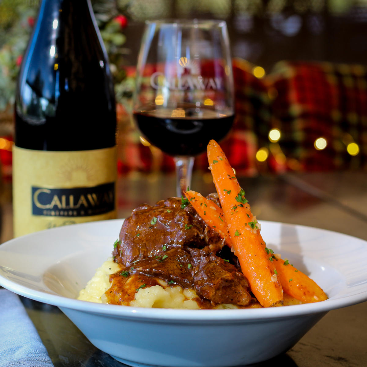 Chilled Season's Eatings, Callaway Winery, Beef Bourguignon
