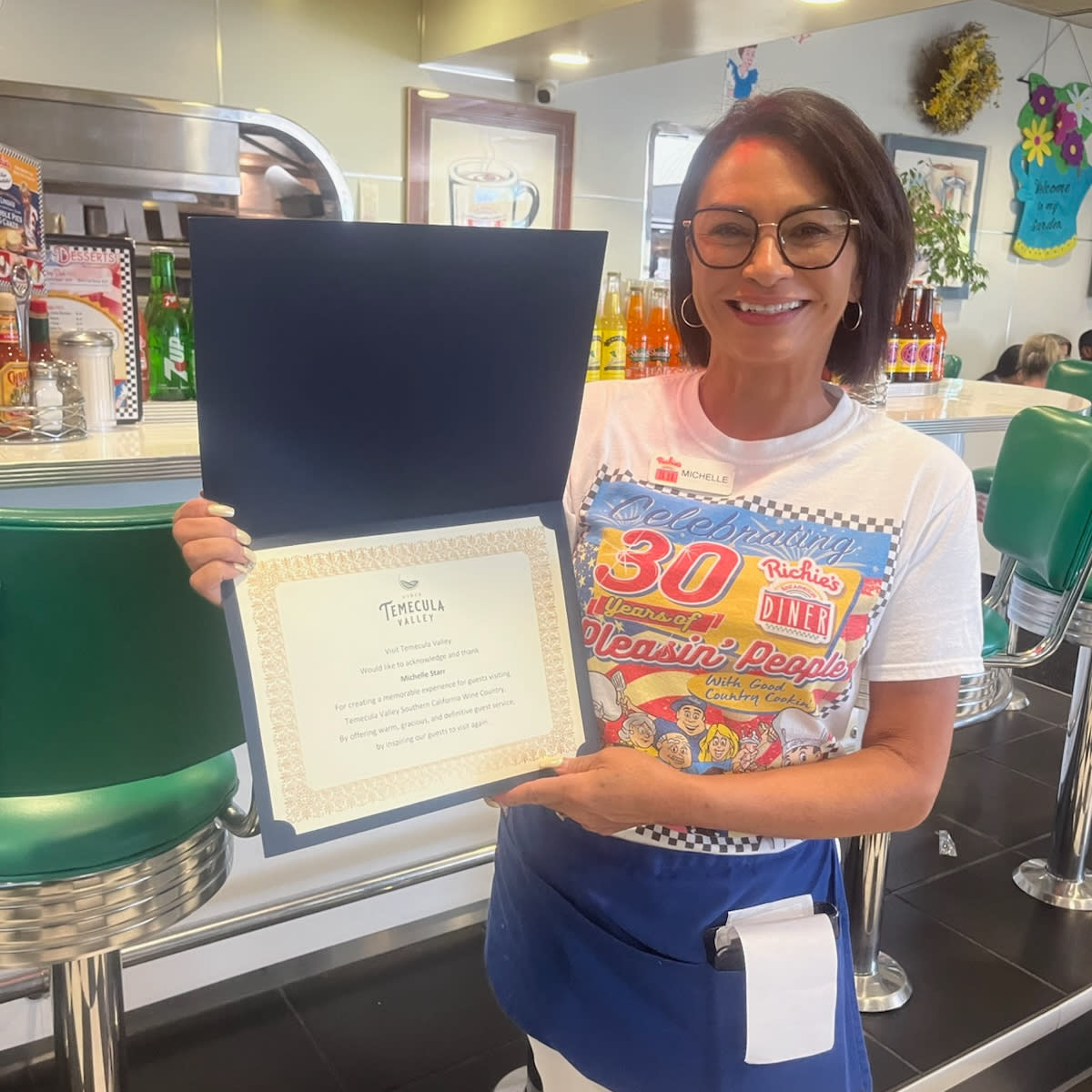 Spotlight on Service, Michelle Starr, Richie's Real American Dinner