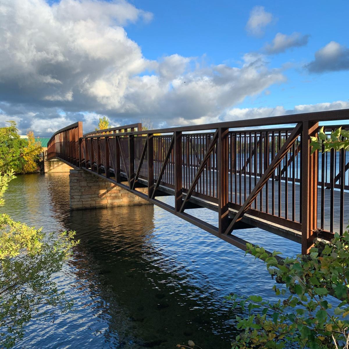 Boardman Lake Bridge on the TART Trail