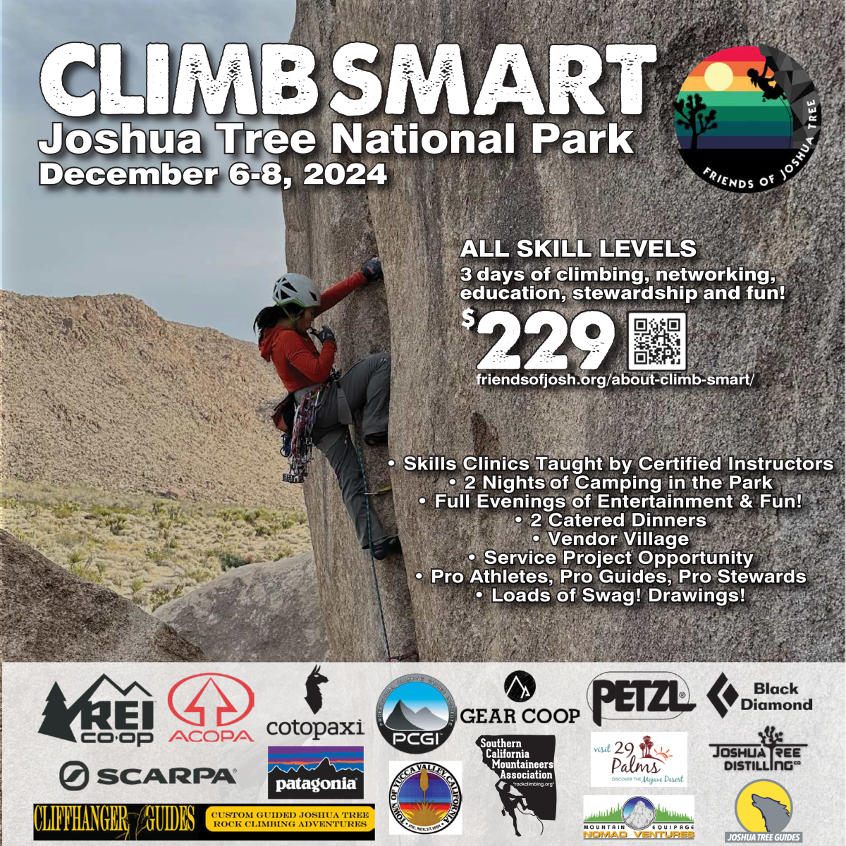 Friends of Joshua Tree 2024 Climb Smart