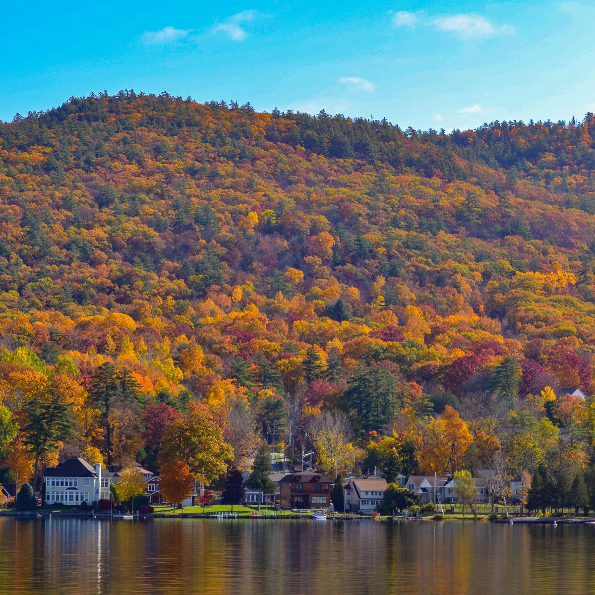 Fall Foliage along Lake George