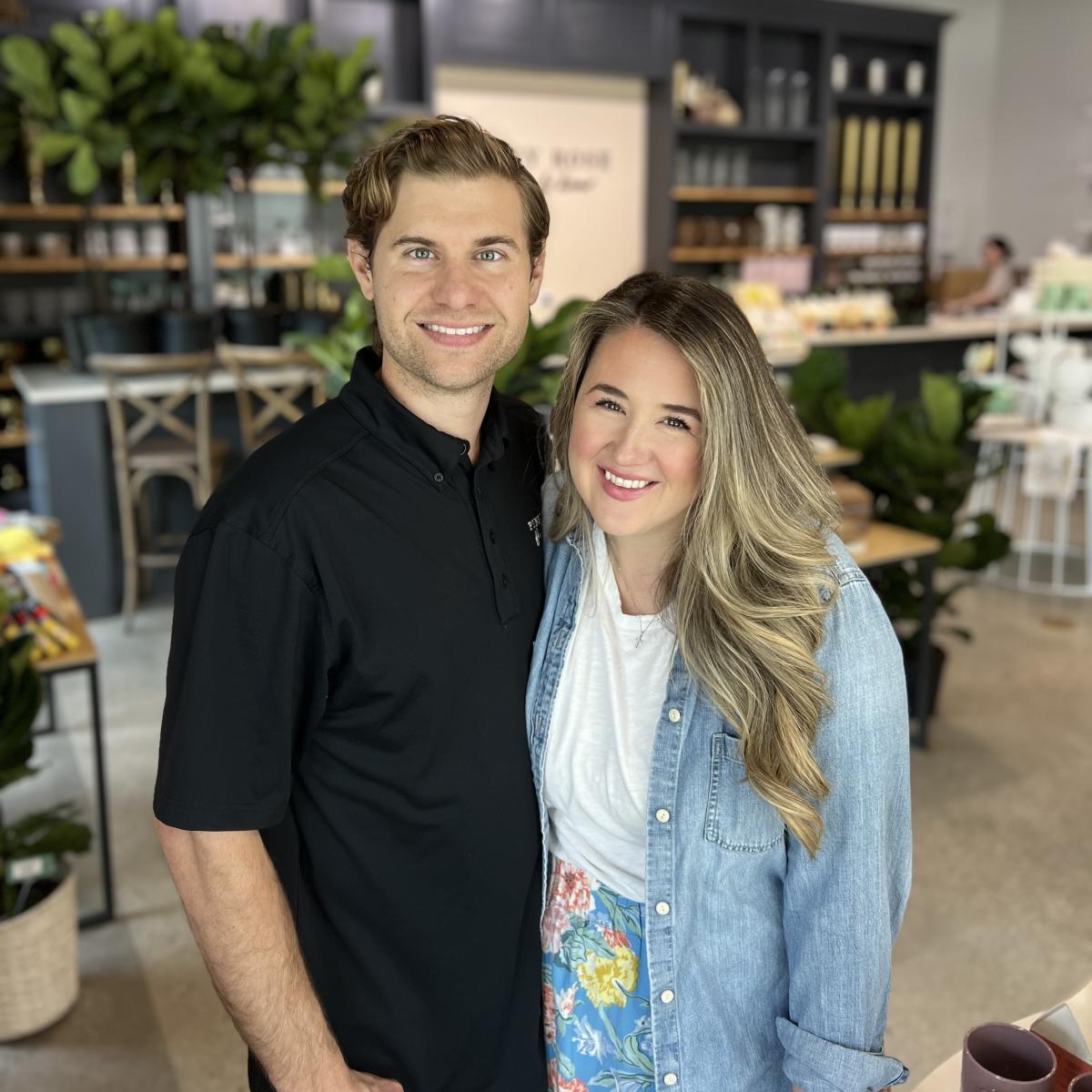 Taylor and Cullen Handfelt, Owners of Piney Rose Floral in The Woodlands, Texas