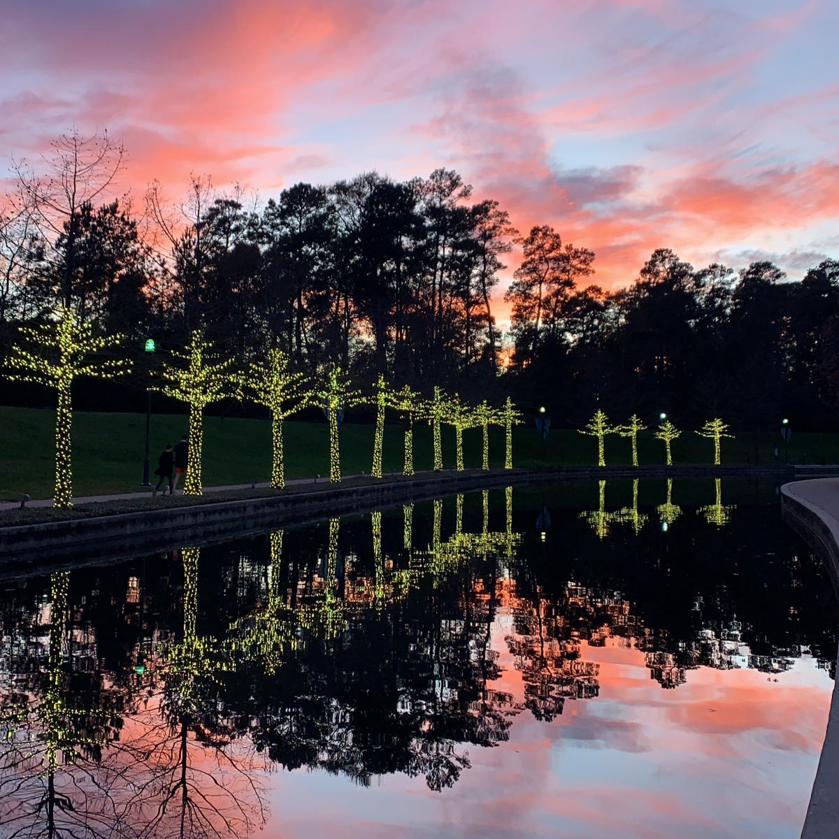 The Woodlands Waterway at Dusk