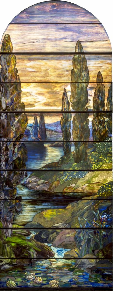 Tiffany Studios Window, Derr Memorial, 1919 at the Allentown Art Museum