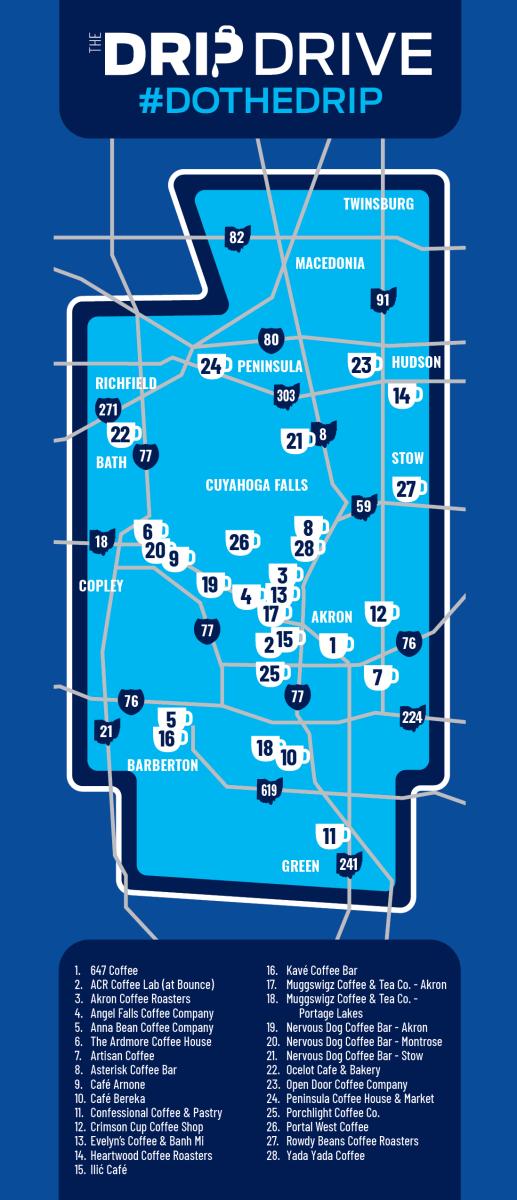 2025 Drip Drive Map