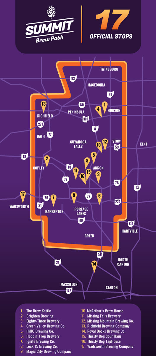 Summit Brew Path Map