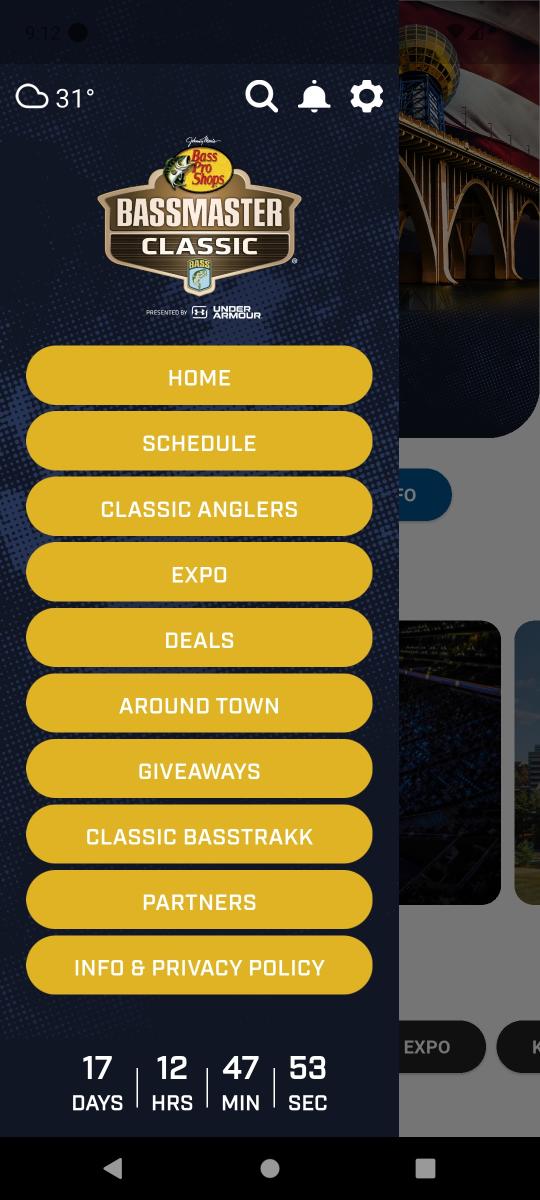 Bassmaster App Screenshot