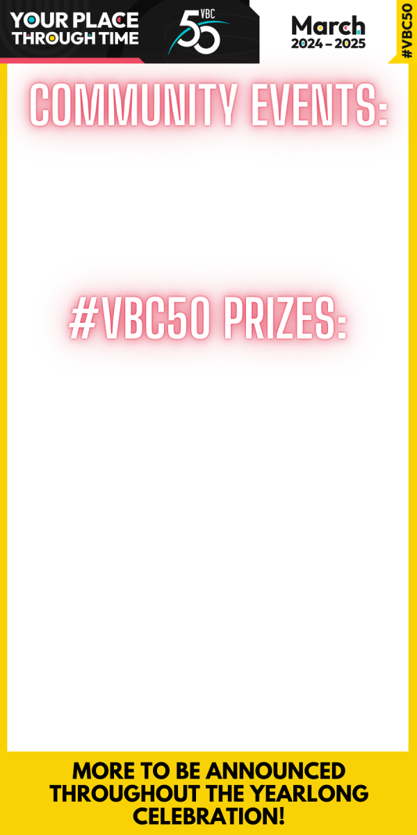 VBC 50th Events and Prizes