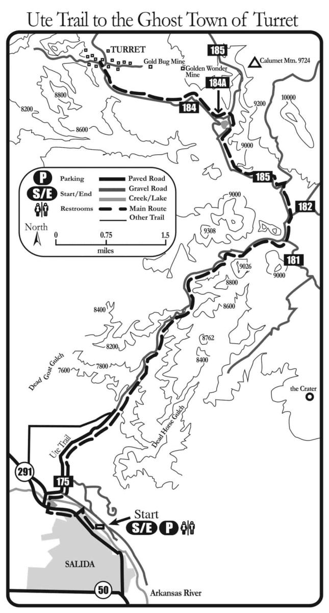 Ute-Trail-to-Ghost-Town-of-Turret-map