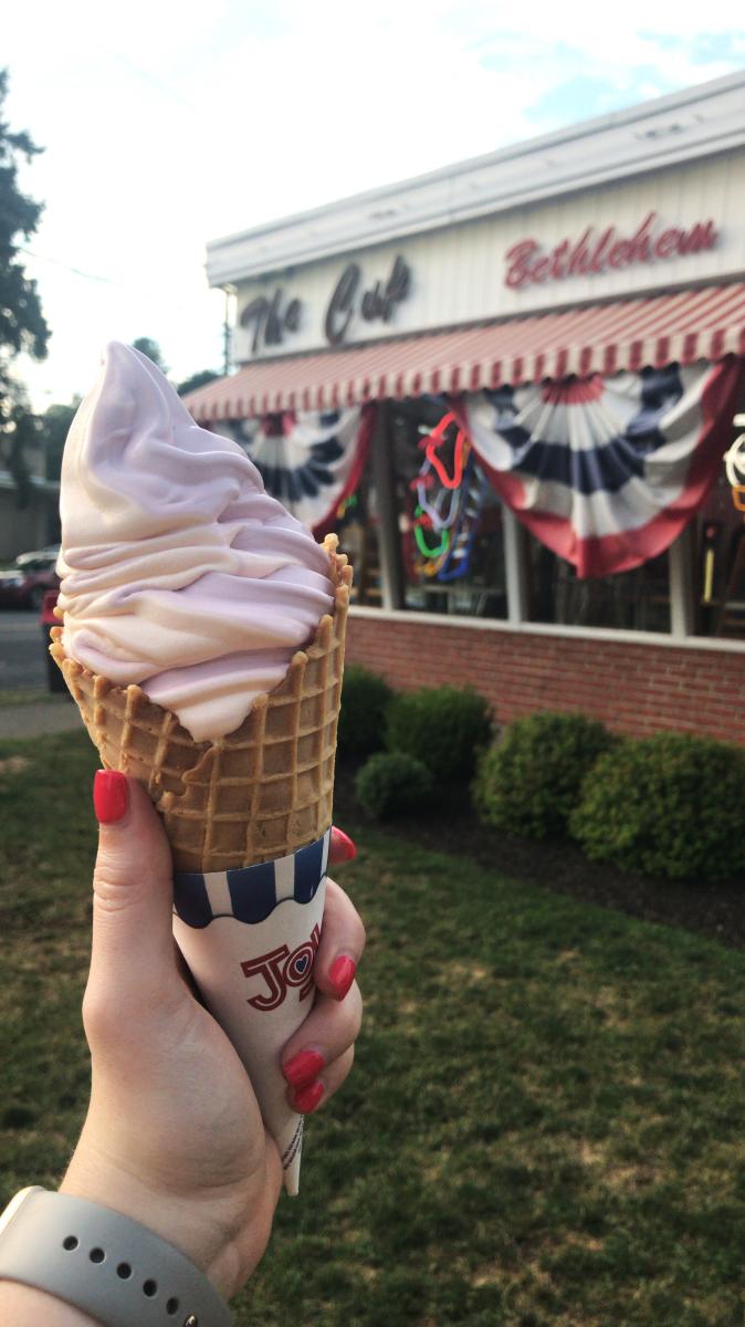 Ice Cream from Bethlehem Dairy Store (The Cup)