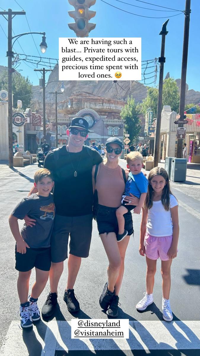 Tarek and Heather Rae El Moussa Visit Anaheim in Luxury vacation trip