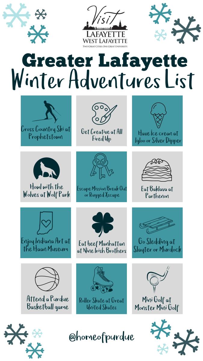 Winter Adventures List